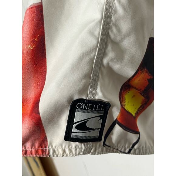 O’Neill Mens Board Shorts Built-in bottle opener Bathing Suit Cocktails 31" - Picture 8 of 11